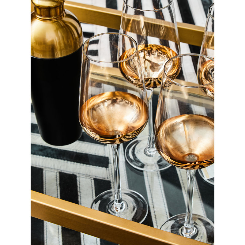 Aldrin Gold Finish And Black Cocktail Shaker, Gold/Black