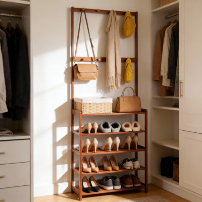Gabbert 69.5 cm W Hall Tree with Shoe Storage
