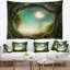 Tapisserie «Schafer Enchanted Dark Forest»-28504762