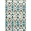 Tapis tissé lavable à motifs bleus-1695708840