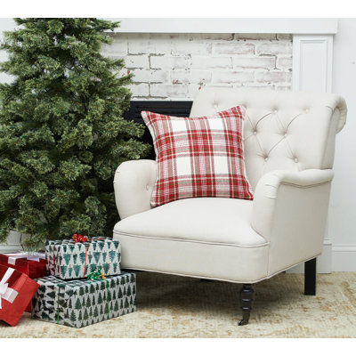 Trent Cotton Blend Throw Square Pillow Cover & Insert