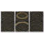 «Link in I» - Ensemble de 3 cadres flottants sur toile-97812181-97812187