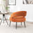 Mann Upholstered Velvet Armchair With Black Legs-1587627503