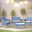 3 - Person Patio Dining Set Table,