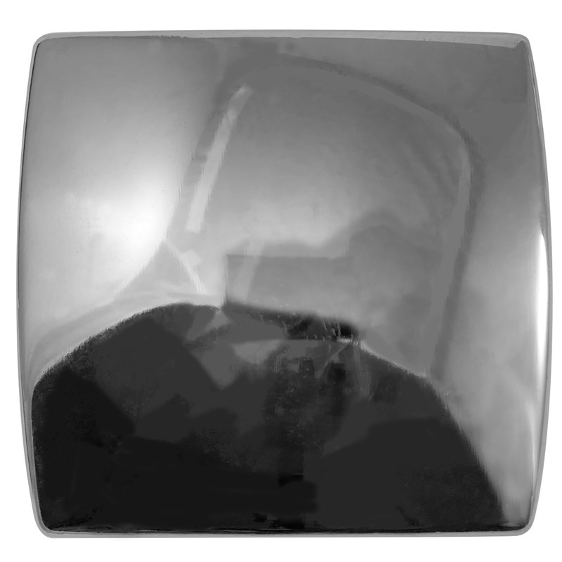 Savanna Square Knob, Polished Chrome
