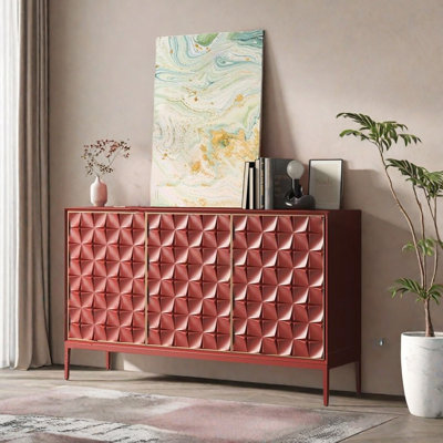 American Light Luxury Solid Birch Entryway Cabinet