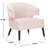Velveteen Velvet Wingback Chair-971781893