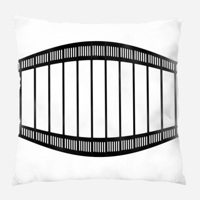 Striped Microsuede Reversible Throw Pillow