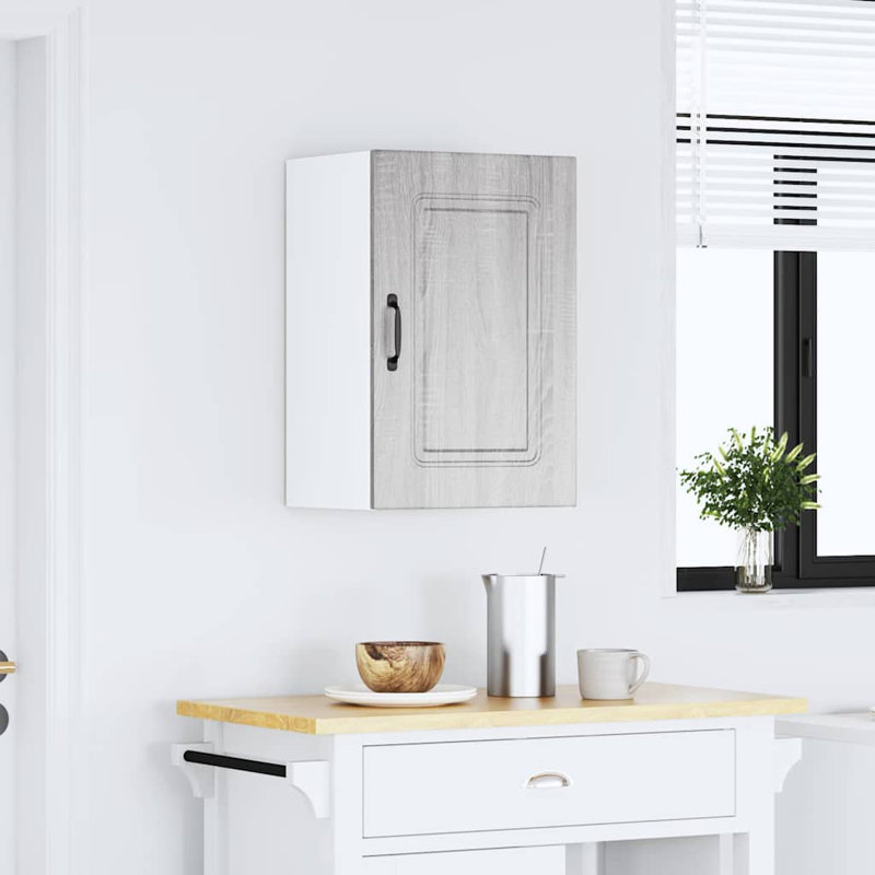 Armoire murale vidaXL, Gris Sonoma, H 23,6 po x l 15,7 po x P 12,2 po