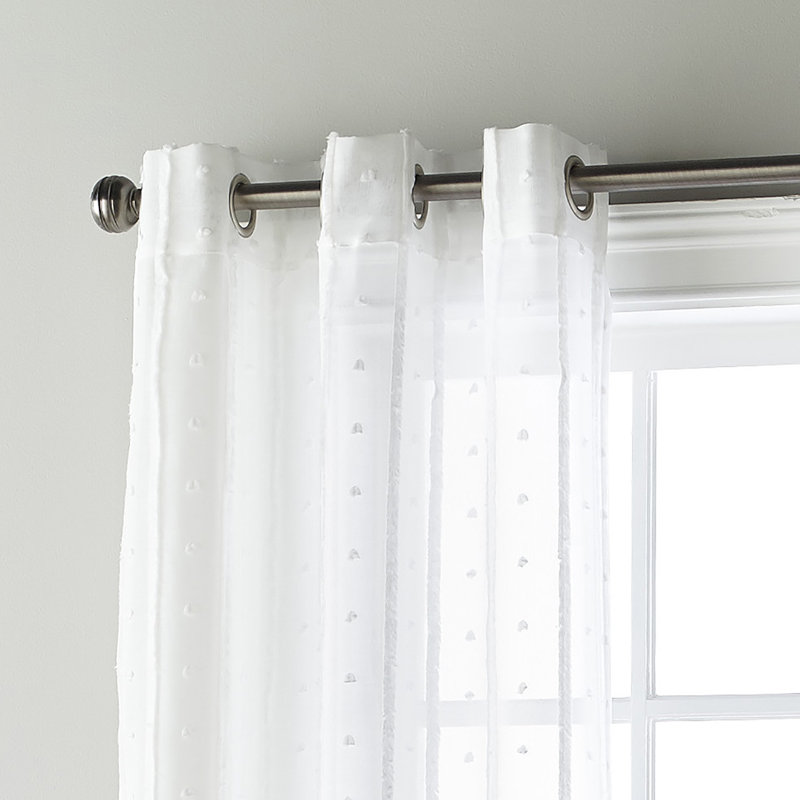 Orchimont Semi Sheer Curtain Pair