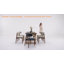 Chaise d'appoint rembourrée en bois massif Vannie-492350681