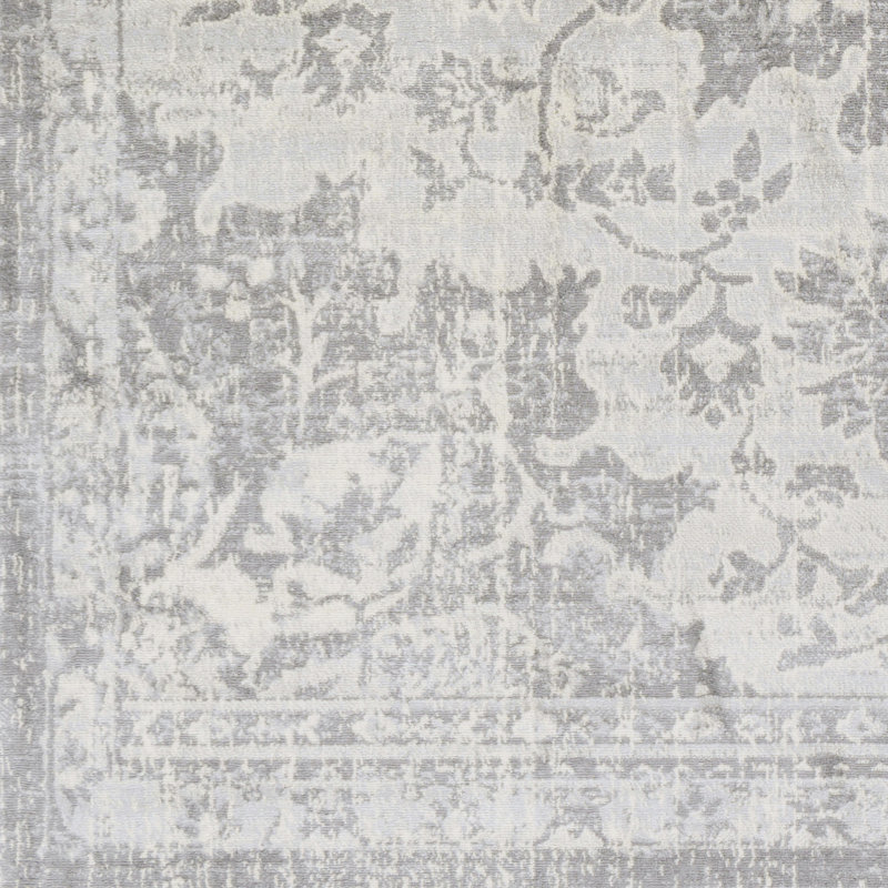 Caelan Grey/Ivory Area Rug, Runner 80 x 220 cm