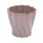 Stoneware Swirled Planter In Reactive Glaze, Purple