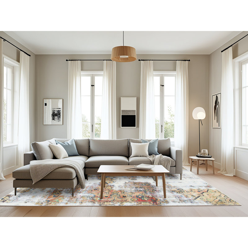 Tapis abstrait moderne 921, Rectangle 8 pi x 10 pi