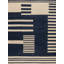 Nautical Handmade Wool Geometric and Striped Area Rug-1242271948
