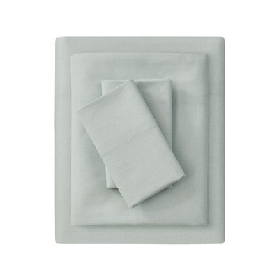 Oversized Cotton Flannel 4 Piece Sheet Set