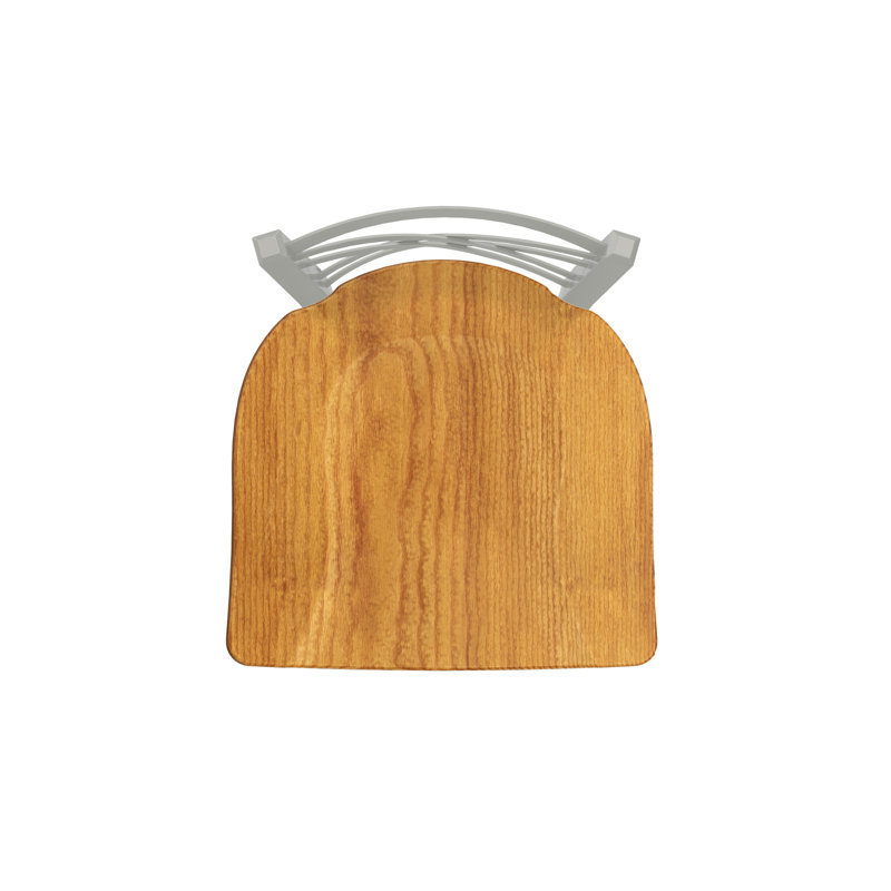 XL 820 Catalina Swivel Stool, Medium Oak, Anodized Nickel, Counter Stool (25” Seat Height)
