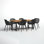 Filmore Acacia Solid Wood 7-Piece Patio Dining Set
