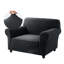 Luxury Stretchable Spandex Sofa Cover/Protector-1003654153-1003654150