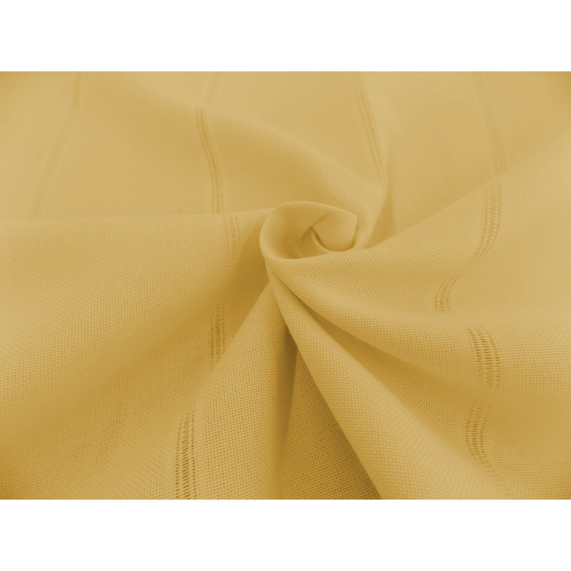 Pearce Synthetic Room Pencil Pleat Curtain, single Panel, opaque, 132cm Width x 255cm Drop, Yellow