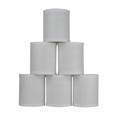 4'' H Linen Drum Candelabra Shade