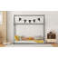 Lit simple en bois-523485183
