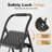 2 Step Ladder, 2 Step Stool For Adults,2 Step Ladder Folding Step Stool With Cushioned Handle Step Ladder With Wide Anti-Slip Pedal Ergonomic Design-968732349