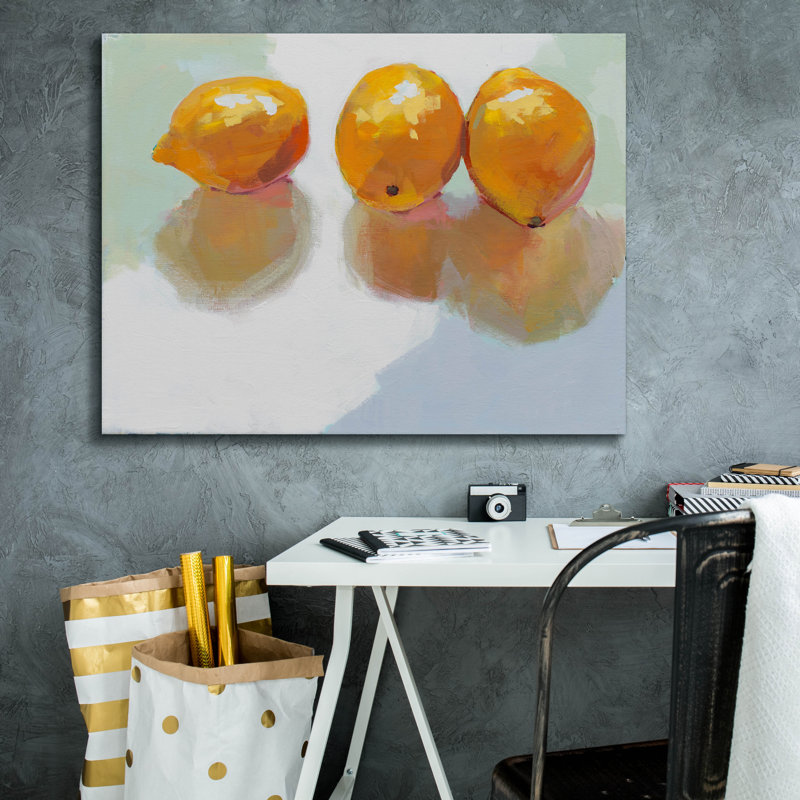 «Meyer Lemons», par Epic Graffiti, par Jenny Westen, «Meyer Lemons» par Jenny Westen, H 26 po x l 34 po x P 1,5 po