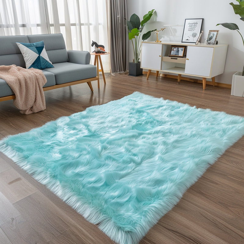 Faux Sheepskin Indoor Rug, Runner 1'11" x 5'10"