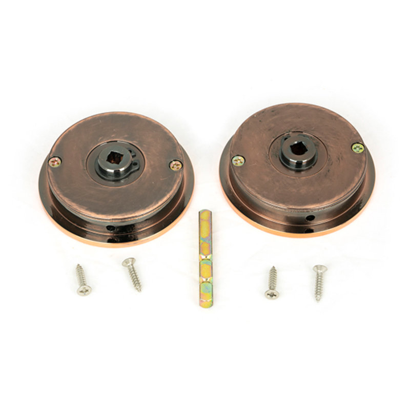 Door Accessory, 6cm H x 6cm W x 1.3cm D, Polished Bronze