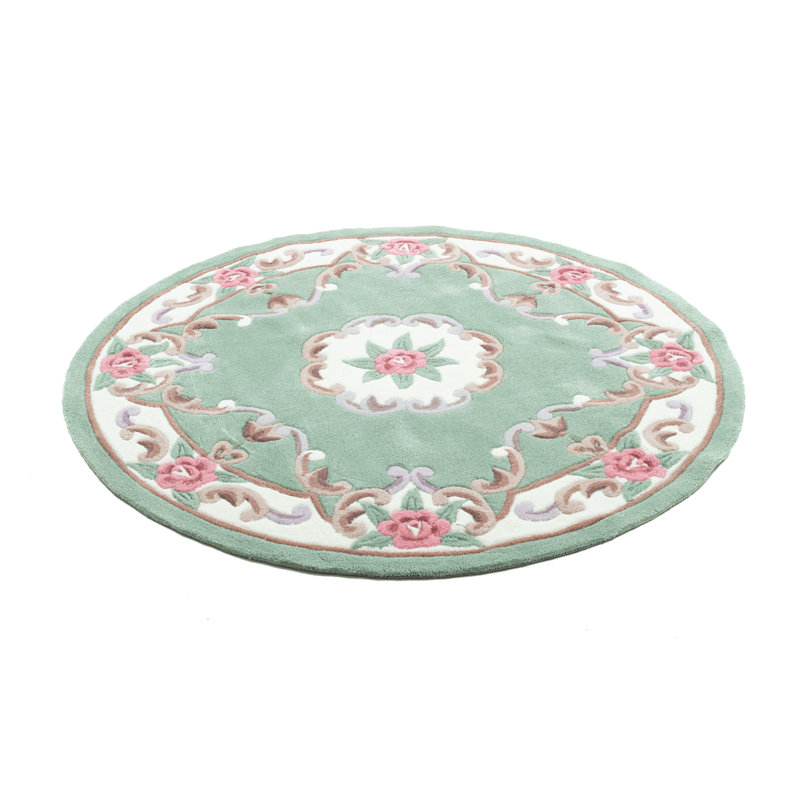 Ming Hand Tufted Green Rug, Round 190 x 190cm