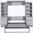 Ainash Murphy Bed with Drawers and Shelves-911166103