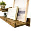Tablette flottante en bois de pin massif de 2 pièces Calhern-135666668-147270285