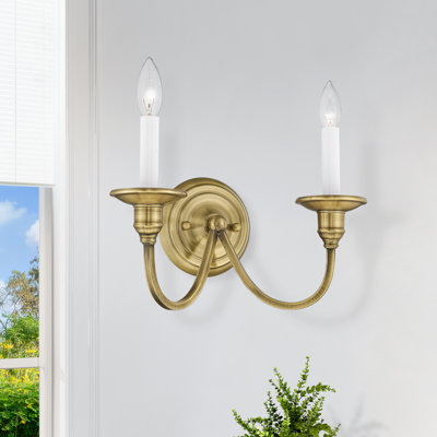 Eckard Steel Candle Wall Light