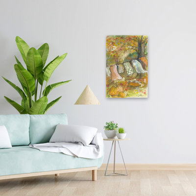 «Autumn Airing» - art contemporain de la corde à linge