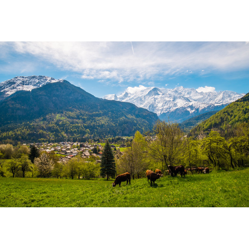 Hanksville Chamonix Valley - Wrapped Canvas Print, 81cm H x 122cm W x 3.8cm D
