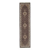 Hand Woven Cotton and Wool Oriental Area Rug