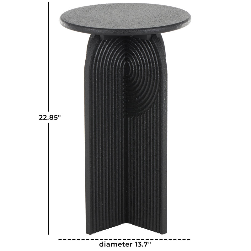 Perdita Norrell Solid Wood Cross Legs End Table