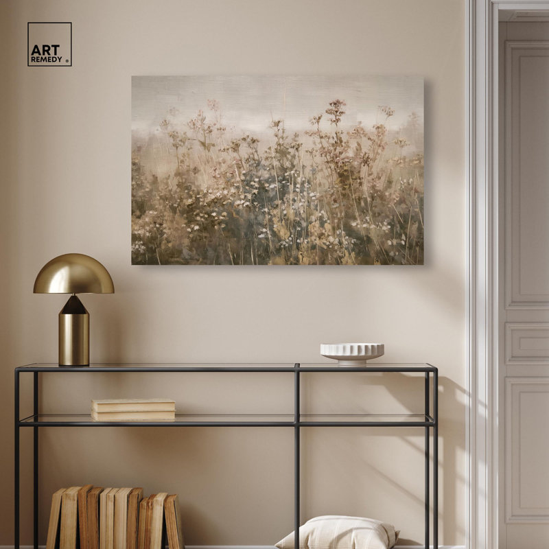 Art mural sur toile Meadow Mystique II par Art Remedy, Peinture sans cadre, Toile tendue, H 24 po x l 36 po