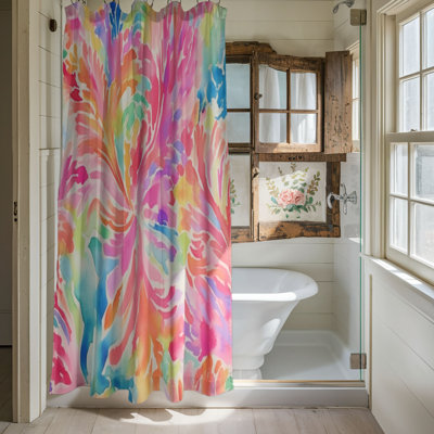 Watercolor Art Templates - 1 Piece Standard Shower Curtain