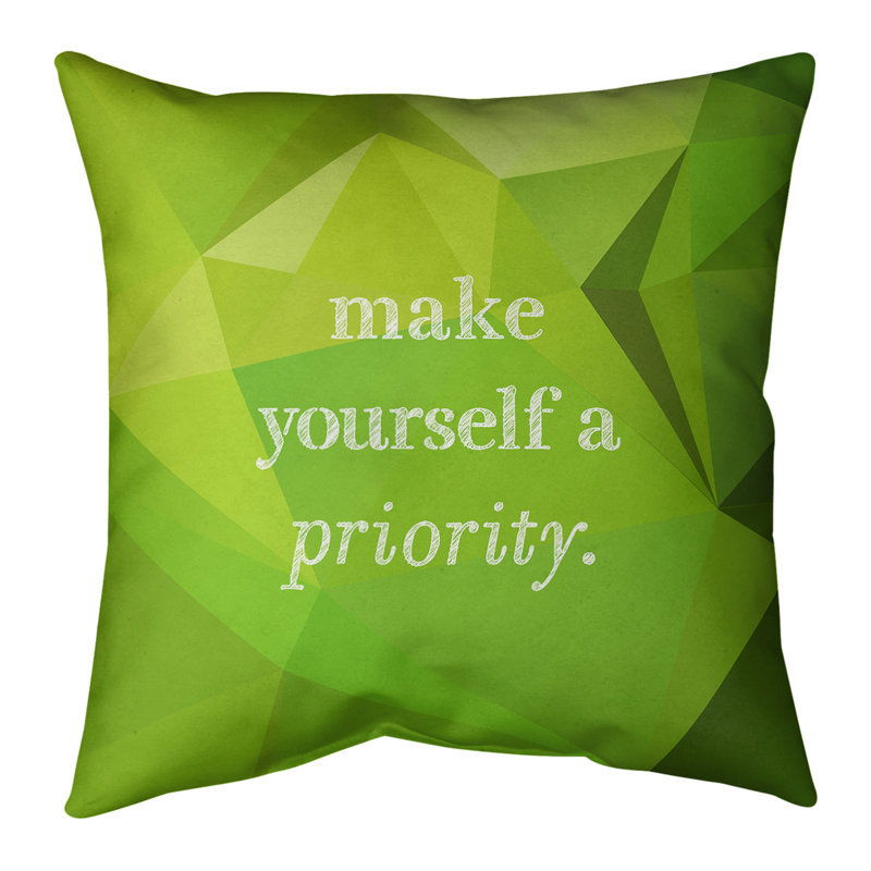 Housse de coussin auto love quot, 20 po x 20 po, Péridot