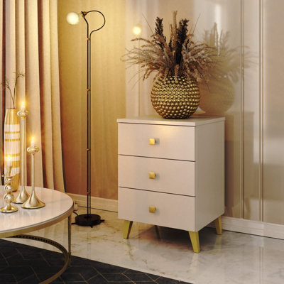 Aenne 40cm W Particle Board Bedside Table