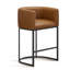 Ensemble de 4 tabourets de bar comptoir en cuir Pu-1108033285