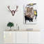 Riding A Bull In The Snow by Katsukawa Shunko - Wrapped Canvas Painting-55329410