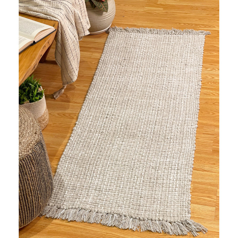 Bath Rug, 60" L x 24" W , Beige