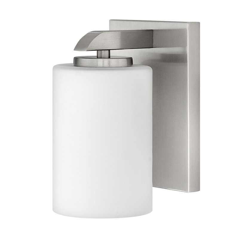 Helix Single Light Bath Vanity, Brushed Nickel