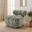Tissu contemporain à rayures zébrées avec dossier cylindrique et mousse haute densité pour un confort confortable-1287704010