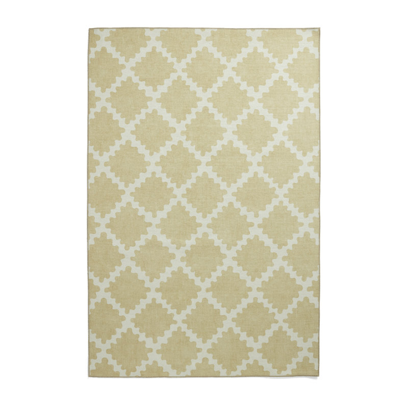 Scion Floral Digitally Printed 120cm X 170cm Area Rug, Rectangle 76 x 150 cm, Yellow