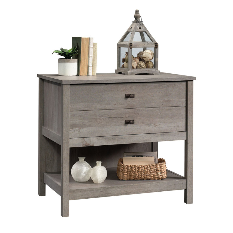 Armoire d'appoint Aieshia, Grey/Black