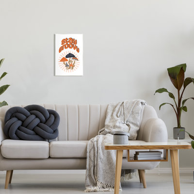 «Bb-734-Wood Stay Groovy Mushroom On MDF» par Martina Pavlova